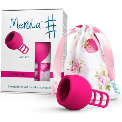 Merula Cup menstruační kalíšek pro ženy s nízkým čípkem Strawberry – Zbozi.Blesk.cz