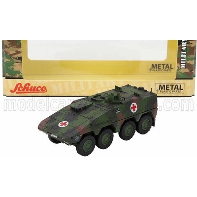 SCHUCO TANK BOXER MILITARY ARMY MEDIC UNIT 1945 CAMOUFLAGE 1:87