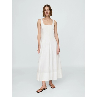 GAP Ленена макси рокля GAP GAP | Byal | ЖЕНИ | XXS