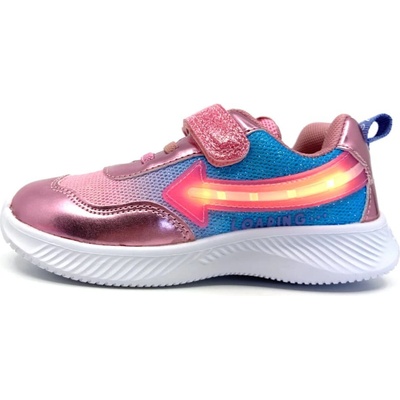 Biomecanics svítící tenisky Garvalín 231805-C rosa