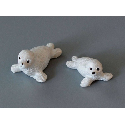Dekorační mini figurky - Tuleň 2 ks