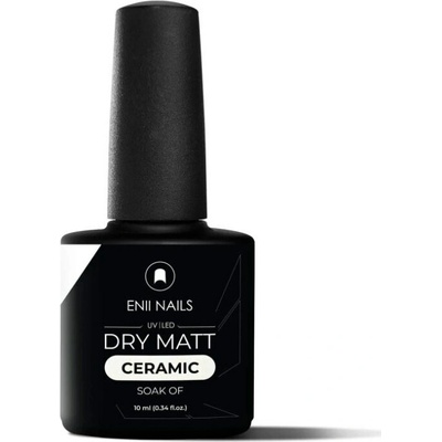 Enii Nails bezvýpotkový top coat dry matt ceramic 10 ml