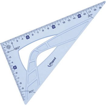 Image 1 of Maped Гъвкав разностранен триъгълник с ергономичен захват 60°/21 см Maped Flex