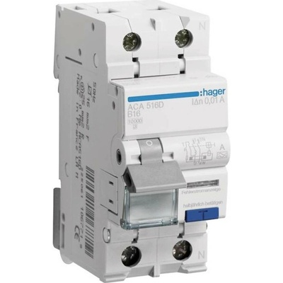 Hager 2-pólový 16 A 0.01 A 240 V ACA516D