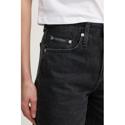 Calvin Klein Jeans Дънков къс панталон Calvin Klein Jeans в черно с изчистен дизайн с висока талия J20J225190 (J20J225190)