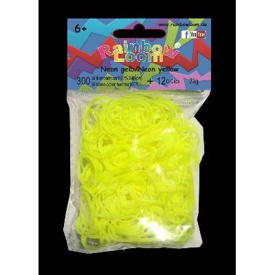 Rainbow Loom dětské neonové gumičky 20228 žluté