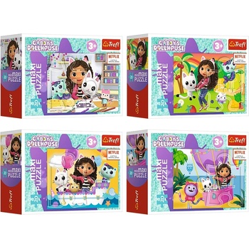 Image 1 of Trefl Мини пъзел Trefl от 20 макси части - Цветният ден на Габи, асортимент (56041)