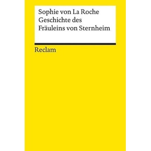 Geschichte des Fräuleins von Sternheim | Sophie von La Roche, Barbara Becker-Cantarino (ISBN: 9783150079348)