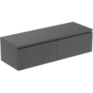 Ideal Standard Finesse - Шкафче за умивалник, 140x51x38 см, 2 чекмеджета, матов антрацит E3432Y2 (E3432Y2)