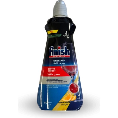 Finish Powerball Rinse Aid Lemon leštidlo do umývačky riadu 400 ml
