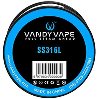 Vandy Vape drôt Standard Wire SS316L 9,1m 24ga
