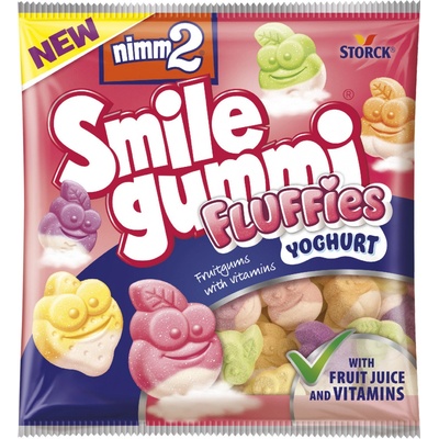 Storck Nimm2 Smile gummi Fluffies Youghurt Vitamins 90 g