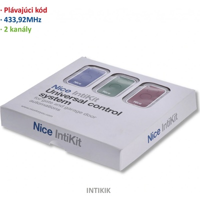 INTIKIT Sada vysielačov INTI2B, INTI2R, INTI2G a prijímača OX2