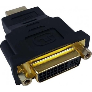 VCOM Преходник dvi-24+1 - hdmi / Женски-женски / Позлатен / 4k