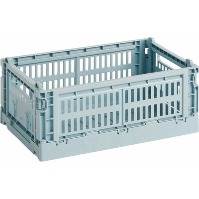 HAY Úložný box Colour Crate S dusty blue