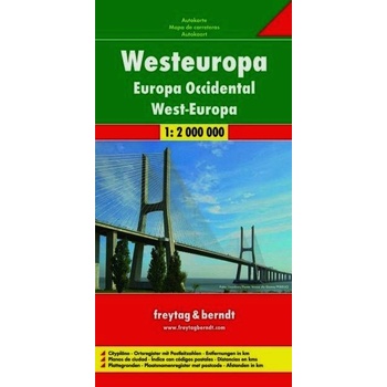 Západní Evropa 1 :2 000 000 AK 2002
