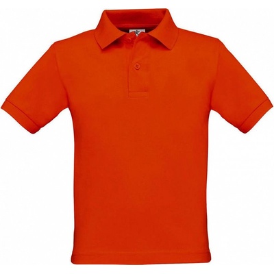 B&C detská polokošeľa Safran/kids Polo ORANŽOVÁ