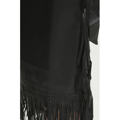 Never Fully Dressed Кожена пола Never Fully Dressed Vegan Leather Fringe Jaspre (NFDSK573)
