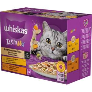 Whiskas Tasty Mix Creamy Creations пауч смесена селекция 4 x
