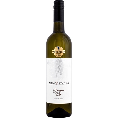 Mrva & Stanko Sauvignon Kryo Biele Suché 13,5% 0,75 l (čistá fľaša)