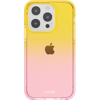 Holdit Гръб Holdit Seethru Case за iPhone 14 Pro- Bright Pink/Orange Juice