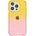 Holdit Гръб Holdit Seethru Case за iPhone 14 Pro- Bright Pink/Orange Juice