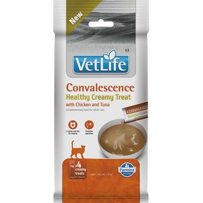 Farmina Creamy Vet Life Cat Convalescence with Chicken & Tuna maškrta pre mačky 60 g