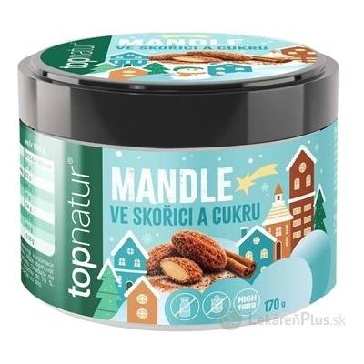 TOPNATUR Vianočné mandle v cukre a škorici 170 g