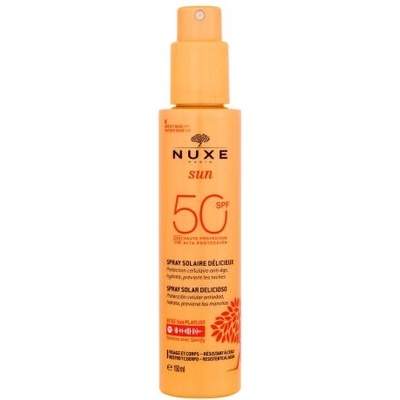 NUXE Sun Delicious Spray SPF50 слънцезащитен спрей с висока uv защита 150 ml