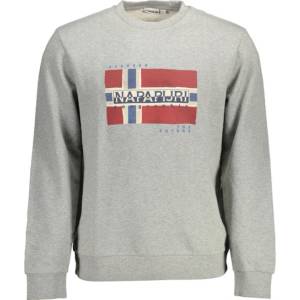 Napapijri Мъжка блуза napapijri, Цвят Сиво (np0a4ezc-bilo-c_grigio_160)
