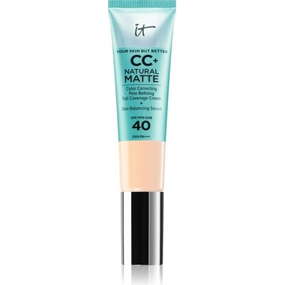 IT Cosmetics Your Skin But Better CC+ Cream Natural Matte zmatňujúci make-up SPF40 Fair Beige 32 ml