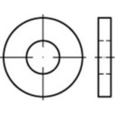 podložka 10.5 mm 25 mm nerezová ocel A2 100 ks TOOLCRAFT 1067785