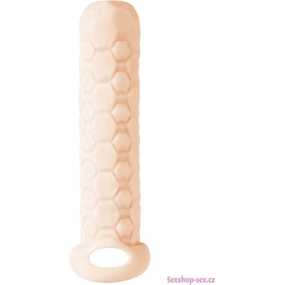 Lola Games Prodlužovací návlek na penis Homme Long Flesh - pro 9 – 12 cm