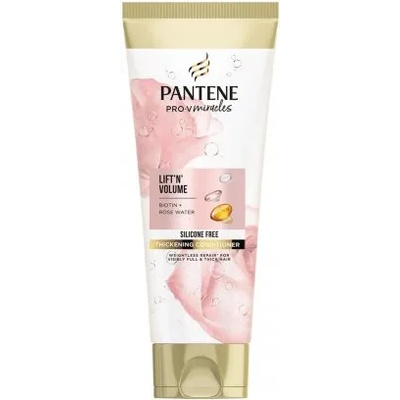 Pantene Lift N Volume - Балсам за по-плътна коса с розова вода 200 мл