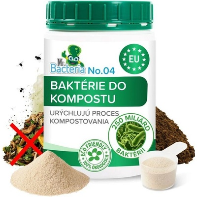 Mr. Bacteria Baktérie do kompostu 500 g zelené