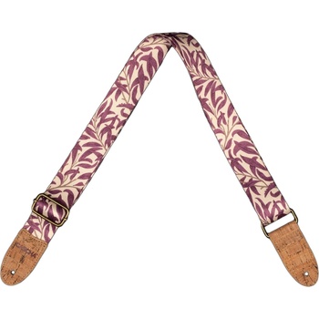 Cascha CGS-VC4 Vegan Cork Mauve Leaves Колан за китара (CGS-VC4)