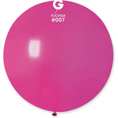 Svet balonku Guľatý pastelový balónik 80 cm fuchsiový
