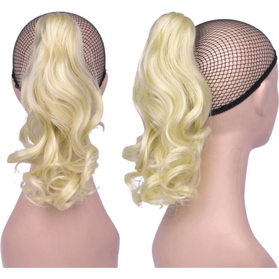 Girlshow Culík, cop na skřipci - vlnitý 32 cm 613 (beach blond) – Zboží Mobilmania