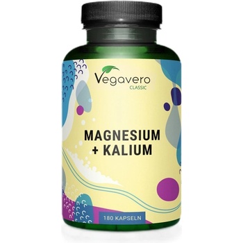 Image 1 of Vegavero Magnesium + Kalium | as Magnesium & Potassium Citrate [180 капсули]