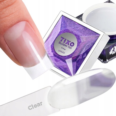 Allepaznokcie stavební gel s tixotropií na nehty Tixo clear 50 g