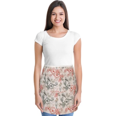 Bellatex zástěra Dana do pasu ptáčci