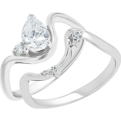 Eppi Romantický zásnubný set prsteňov s lab grown diamantmi Lylah RE48927