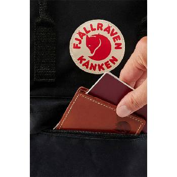 Fjällräven Раница Fjallraven Kanken в червено голям размер с апликация (F23510.326)