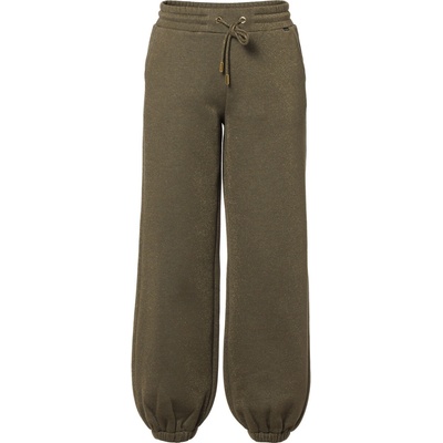 Dámské tepláky Goldbergh Glimpse Sweatpant Dark Olive Lurex Mela