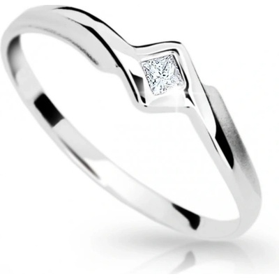 Cutie Diamonds prsteň z bieleho zlata s diamantom DZ6722 1113 10 X 2