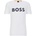 Boss Тениска Boss Men's Thinking 1 T-Shirt Signature Logo - White