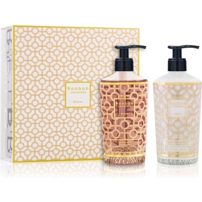 Baobab Body Wellness sprchový gel 350 ml + mléko na ruce a tělo 350 ml