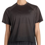 New Balance Дамска тениска New Balance Women's Viz-Tech Run T-Shirt Running shirt - Black - размер XS (916-6689-0111)