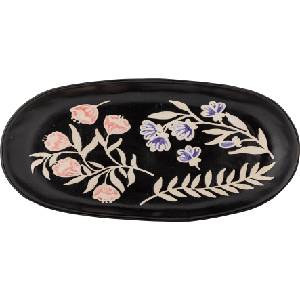 Bloomingville Amberly овално плато, черно (82072567)
