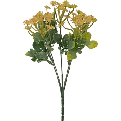 ZELEŇ DROB. KVETY ŽLTÁ 30CM